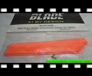 Main Rotor Blades, Orange (2): MSRX 